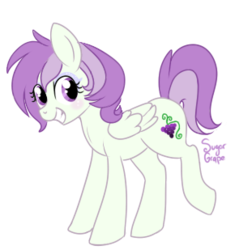 Size: 290x309 | Tagged: safe, artist:lulubell, sugar grape, pegasus, pony, g4, female, mare, simple background, transparent background