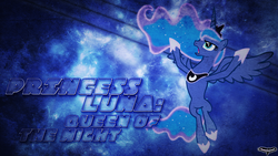 Size: 1920x1080 | Tagged: safe, artist:utterlyludicrous, princess luna, g4, text, vector, wallpaper