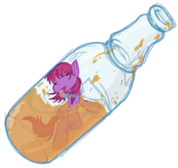 Size: 962x908 | Tagged: safe, artist:dontaskforcookie, berry punch, berryshine, g4, alcohol, bottle, micro