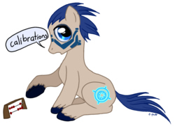 Size: 846x611 | Tagged: safe, artist:c-puff, earth pony, pony, turian, abacus, calibrations, garrus vakarian, mass effect, ponified