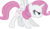 Size: 6344x3736 | Tagged: safe, artist:fey-rune, fluttershy, rarity, oc, oc only, pegasus, pony, unicorn, g4, female, fusion, fusion:flarity, fusion:fluttershy, fusion:rarity, inazuma eleven, inazuma eleven go, inazuma eleven go chrono stone, mare, mixi max, narrowed eyes, parody, pegacorn, solo