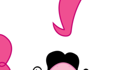 Size: 1920x1080 | Tagged: safe, pinkie pie, g4, spike at your service, moustache, perspective, pov, simple background, template, transparent background, vector