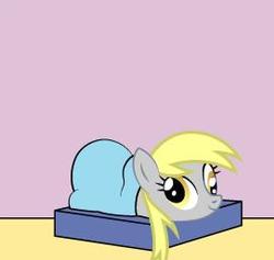 Size: 271x257 | Tagged: safe, edit, derpy hooves, pegasus, pony, g4, female, garfield, mare, needs more jpeg