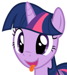 Size: 610x680 | Tagged: artist needed, source needed, safe, twilight sparkle, pony, unicorn, g4, simple background, tongue out, transparent background, unicorn twilight, vector