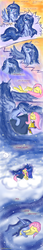 Size: 1515x8769 | Tagged: safe, artist:flutti, fluttershy, princess luna, pikachu, g4, comic, female, lesbian, ship:lunashy, shipping