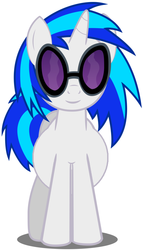 Size: 522x910 | Tagged: safe, dj pon-3, vinyl scratch, g4, pregnant, pregnant edit, smiling