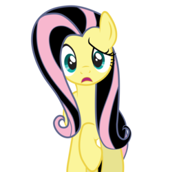 Size: 900x912 | Tagged: safe, fluttershy, g4, confused, emoshy, simple background, transparent background, vector