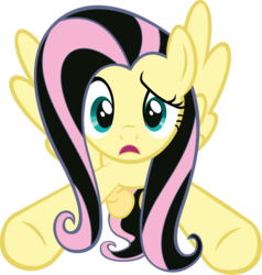 Size: 900x944 | Tagged: safe, artist:karlosbaygorriakb, fluttershy, g4, emoshy, simple background, transparent background, vector