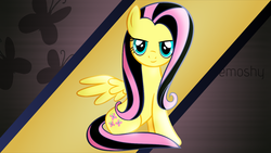 Size: 1366x768 | Tagged: safe, artist:jeremis, fluttershy, g4, emoshy, wallpaper