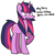 Size: 1036x1041 | Tagged: safe, artist:ghost, twilight sparkle, pony, g4, female, reaction image, solo, twilight sparkle is not amused, unamused