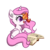 Size: 576x576 | Tagged: safe, artist:zoidledoidle, philomena, princess celestia, alicorn, phoenix, pony, g4, book, cewestia, chest fluff, cute, cutelestia, duo, filly, open mouth, pink-mane celestia, simple background, transparent background