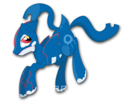 Size: 900x750 | Tagged: safe, artist:arituc, kyogre, pokémon, ponified