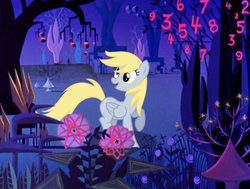 Size: 1142x863 | Tagged: safe, derpy hooves, pegasus, pony, g4, crossover, donald in mathemagic land, female, mare, solo