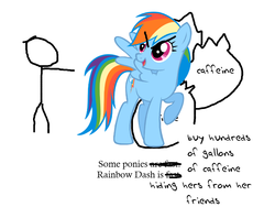 Size: 800x600 | Tagged: safe, rainbow dash, g4, addiction, everyone is different, homestar runner, strong bad