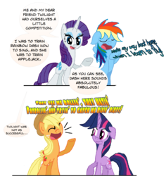 Size: 1596x1692 | Tagged: safe, artist:boulderthedragon, applejack, rainbow dash, rarity, twilight sparkle, g4, singing