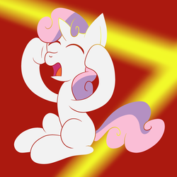 Size: 3000x3000 | Tagged: safe, sweetie belle, pony, unicorn, g4, female, filly, solo