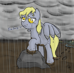 Size: 960x936 | Tagged: safe, artist:dennyhooves, derpy hooves, pegasus, pony, g4, derpygate, female, mare, sad