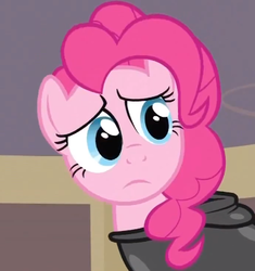 Size: 382x406 | Tagged: safe, screencap, pinkie pie, g4, reaction image, sad