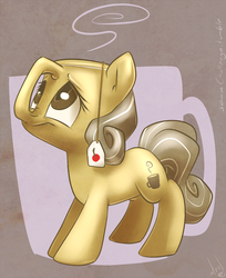 Size: 814x1000 | Tagged: safe, artist:atryl, 30 minute art challenge, ponified, tea, teacup, wat