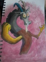 Size: 720x960 | Tagged: safe, artist:king dedede, discord, g4, watercolor painting