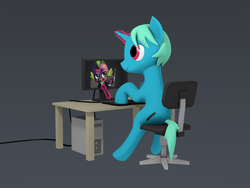 Size: 800x600 | Tagged: dead source, safe, artist:roxenmage, oc, oc only, pony, unicorn, 3d, computer