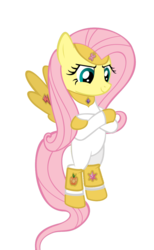 Size: 701x1140 | Tagged: dead source, safe, artist:doctorxfizzle, fluttershy, pegasus, pony, g4, armor, clothes, female, mare, simple background, solo, transparent background
