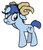 Size: 828x964 | Tagged: safe, artist:heretichesh, aries (g4), earth pony, pony, g4, aries, fake horns, hoof on head, male, ponyscopes, simple background, solo, stallion, white background, zodiac