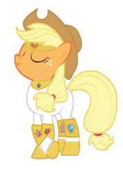 Size: 752x1062 | Tagged: safe, artist:doctorxfizzle, applejack, g4, elements of harmony