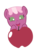 Size: 387x519 | Tagged: safe, artist:doctorxfizzle, cheerilee, earth pony, pony, g4, apple, baby, baby pony, simple background, solo, transparent background