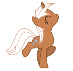 Size: 500x492 | Tagged: safe, artist:emkay-mlp, silver spanner, pony, unicorn, g4, female, happy, mare, simple background, solo, transparent background