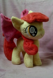 Size: 1071x1565 | Tagged: safe, artist:pastelblueunicorn, apple bloom, earth pony, pony, g4, irl, photo, plushie, solo