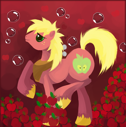 Size: 2337x2354 | Tagged: safe, artist:schwarz-one, big macintosh, earth pony, pony, g4, apple, male, stallion