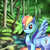 Size: 700x700 | Tagged: safe, artist:sukesha-ray, rainbow dash, pony, g4, cute, female, scenery, solo