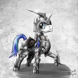 Size: 2448x2448 | Tagged: safe, artist:duh-veed, shining armor, pony, g4, armor, male, solo