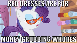 Size: 640x360 | Tagged: safe, edit, edited screencap, screencap, rarity, pony, g4, suited for success, eyes closed, female, glasses, image macro, solo