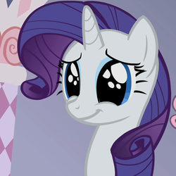 Size: 688x688 | Tagged: safe, screencap, rarity, pony, unicorn, g4, sisterhooves social, eye shimmer, female, mare, reaction image, solo