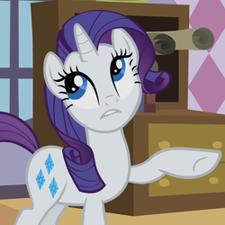 Size: 720x720 | Tagged: safe, screencap, rarity, g4, sisterhooves social, lip bite