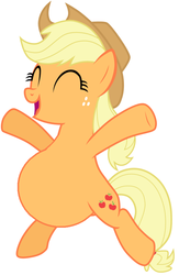 Size: 595x911 | Tagged: safe, applejack, earth pony, pony, g4, bipedal, pregnant, pregnant edit