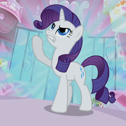 Size: 720x720 | Tagged: safe, screencap, rarity, g4, sisterhooves social