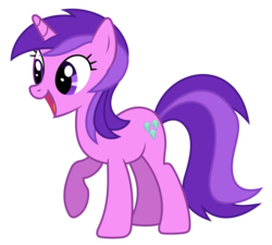 Size: 6000x5400 | Tagged: safe, artist:90sigma, amethyst star, sparkler, pony, unicorn, g4, absurd resolution, background pony, female, mare, open mouth, raised hoof, simple background, solo, transparent background, vector