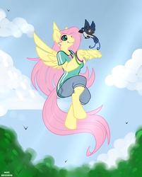 Size: 850x1057 | Tagged: safe, artist:muzz, fluttershy, anthro, unguligrade anthro, g4