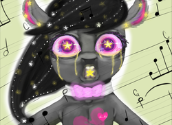 Size: 848x616 | Tagged: safe, artist:colorlesscupcake, octavia melody, earth pony, pony, g4, female, solo, wat