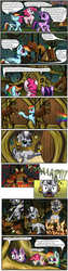 Size: 1000x4000 | Tagged: safe, artist:fign01, pinkie pie, rainbow dash, twilight sparkle, zecora, timber wolf, zebra, g4, comic