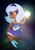 Size: 700x1008 | Tagged: safe, artist:steveholt, princess luna, human, g4, clothes, female, humanized, jewelry, lineless, solo, tiara