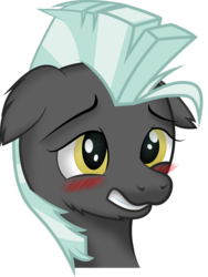 Size: 5000x6656 | Tagged: safe, artist:fehlung, thunderlane, pony, g4, absurd resolution, blushing, male, simple background, solo, transparent background, vector