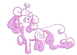 Size: 800x569 | Tagged: artist needed, source needed, safe, screwball, pony, g4, female, raised hoof, solo