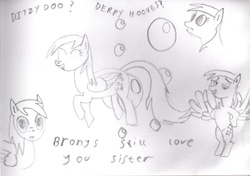 Size: 1742x1228 | Tagged: safe, artist:ed-skar, derpy hooves, pegasus, pony, g4, derpygate, female, mare, sketch