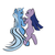 Size: 2000x2000 | Tagged: safe, trixie, twilight sparkle, g4, female, lesbian, ship:twixie, shipping