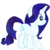 Size: 1500x1500 | Tagged: safe, artist:toxickittycat, rarity, pony, unicorn, g4, female, horn, mare, simple background, solo, transparent background