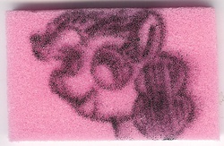 Size: 687x449 | Tagged: safe, artist:drawsomeponies, pinkie pie, g4, packing foam, photo